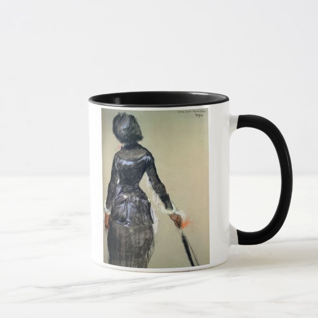 Caneca Edgar Degas | Mary Cassatt no Louvre (Direita)