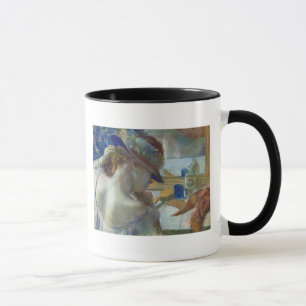 Caneca Edgar Degas   na frente do espelho, 1889