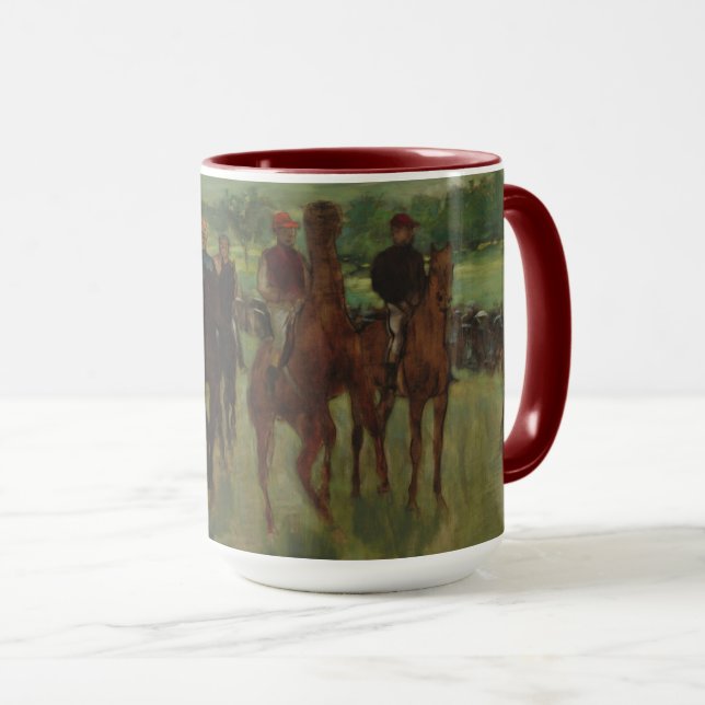 Caneca Edgar Degas | os cavaleiros (Frente Esquerda)