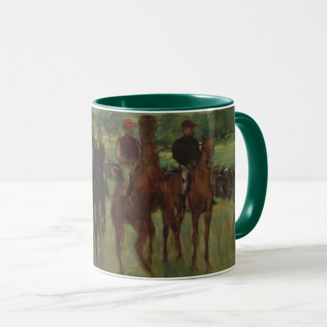 Caneca Edgar Degas | os cavaleiros (Frente Esquerda)