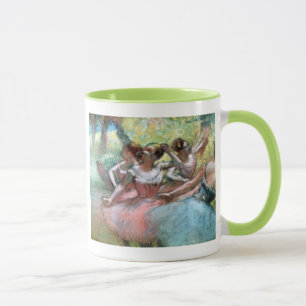 Caneca Edgar Degas quatro bailarinas no palco