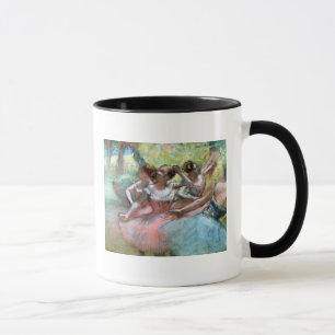 Caneca Edgar Degas   quatro bailarinas no palco