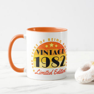 Caneca Edição Limitada de Aniversário de 40 anos Vintage