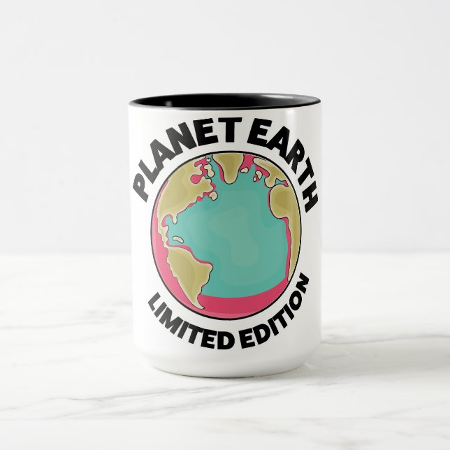 Caneca Edição limitada Planeta Terra (Centro)