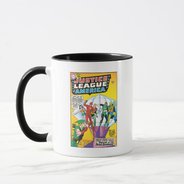 Caneca Edição nº 4 da Liga da Justiça da América - maio (Esquerda)