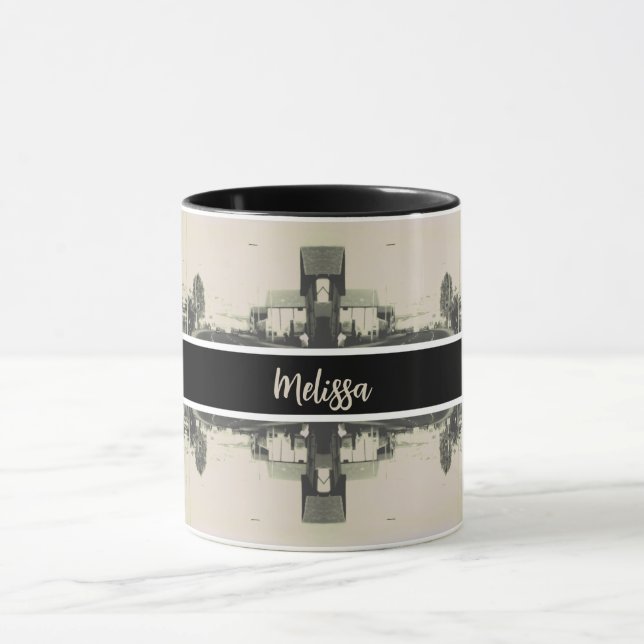 Caneca Edifício de rua vintage Argélia Argel (Centro)