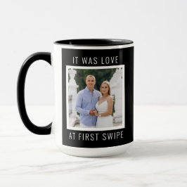 Caneca Editable Text and Custom Photo Valentine's Day 