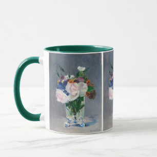 Caneca Edouard Manet - Flores em um Vase Cristal