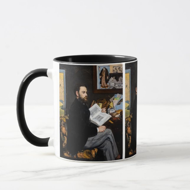 Caneca Edouard Manet - Retrato de Emile Zola (Esquerda)