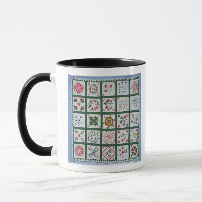 Caneca Edredão com flores da estação, 1844 do álbum (Esquerda)