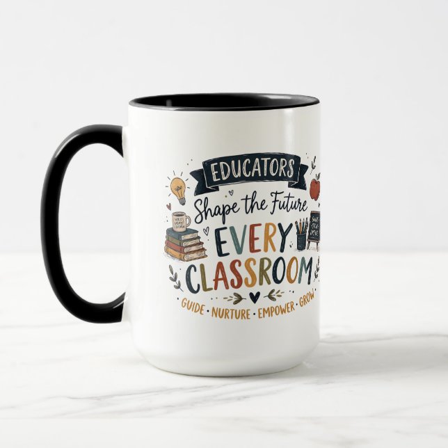 Caneca Educadores Moldam o Futuro (Esquerda)