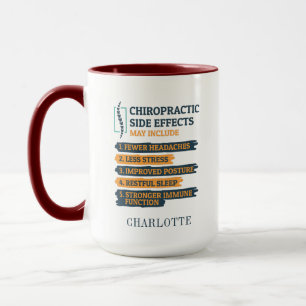Caneca Efeitos Colaterais Engraçados da Quiropraxia Prese