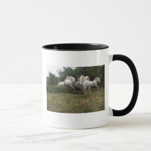 Caneca Efetivo de Cavalo de Cinza em Execução