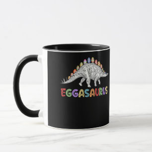 Caneca Eggasaurus Stegosaurus Felz pascoa de Ovo Dinossau