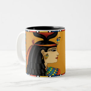 Caneca egípcia de Hathor da deusa