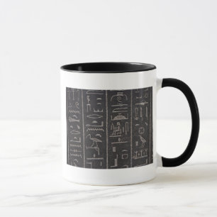 Caneca egípcia dos Hieroglyphs