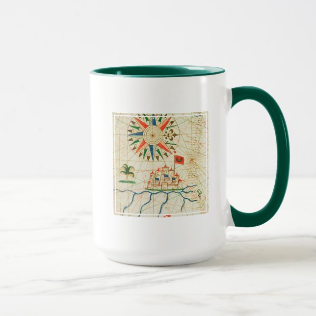 Caneca Egipto, o rio Nile e Cairo (Direita)