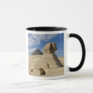 Caneca Egito, Gizé. A grande Esfinge ergue-se acima da 2