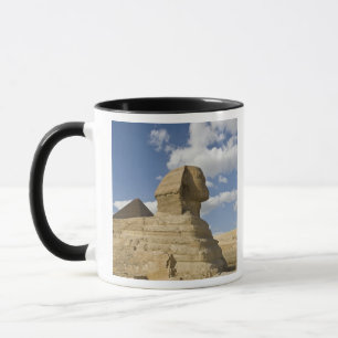 Caneca Egito, Gizé. A grande Esfinge se ergue acima do