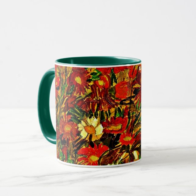 Caneca Egon Schiele - Campo das Flores. (Frente Esquerda)