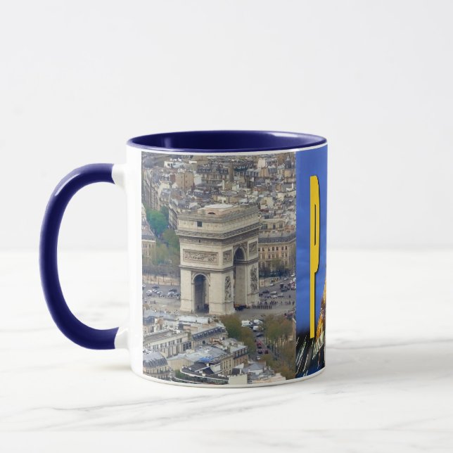 Caneca Eiffel Tower Paris França (Esquerda)