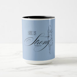 Caneca Ela é Forte Provérbios 31:25
