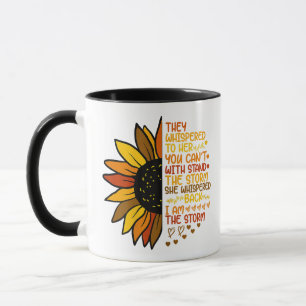 Caneca Ela Gritou De Volta Eu Sou A Tempestade Engraçada
