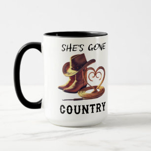 Caneca Ela se foi ao país