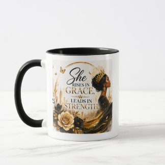 Caneca Ela Se Levanta Em Graça, Lidera Em Força