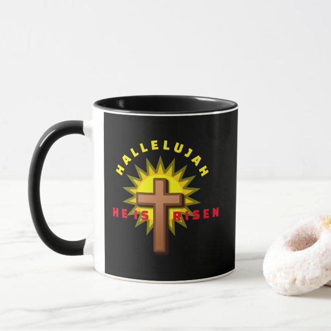 CANECA "ELE RESSUSCITOU" (Com Donut)