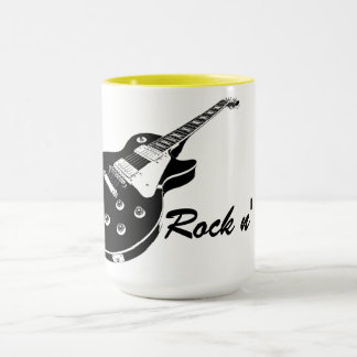 Caneca Electric Guitar and Text