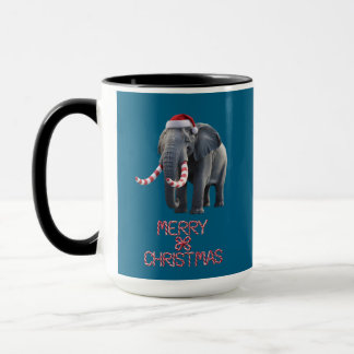 Caneca Elefante de Natal