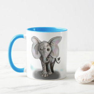 Caneca Elefante do bebê