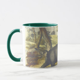 Caneca Elefante do vintage