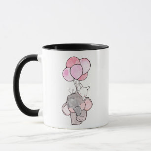 Caneca Elefante e coelhinhos