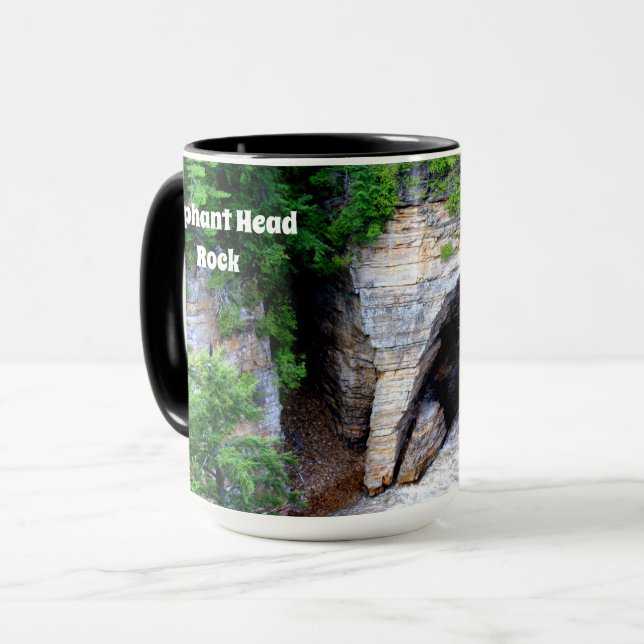 Caneca Elefante Head Rock Mug (Frente Esquerda)