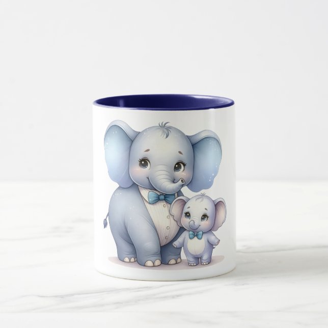 Caneca Elefante Pai e Filho (Centro)