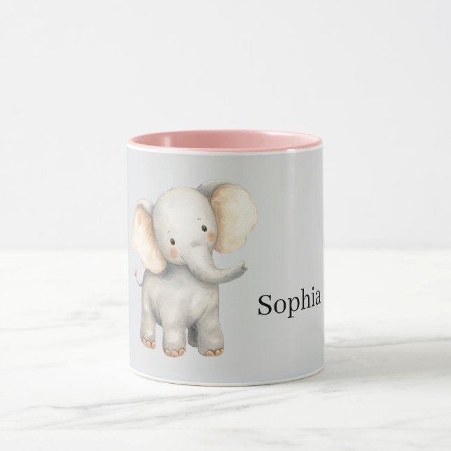Caneca Elefante Safari Cinza (Centro)