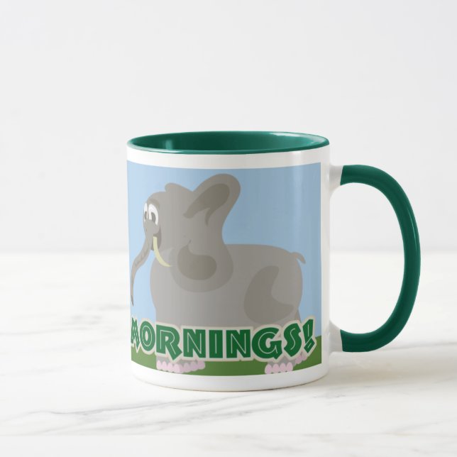 Caneca Elefante Stomp Out Mornings (Direita)