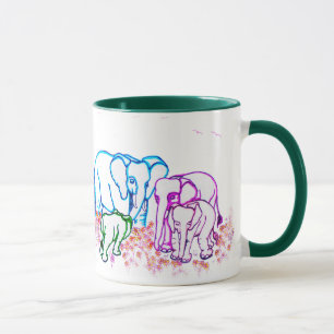 Caneca Elefantes Leais