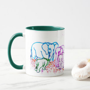 Caneca Elefantes leais