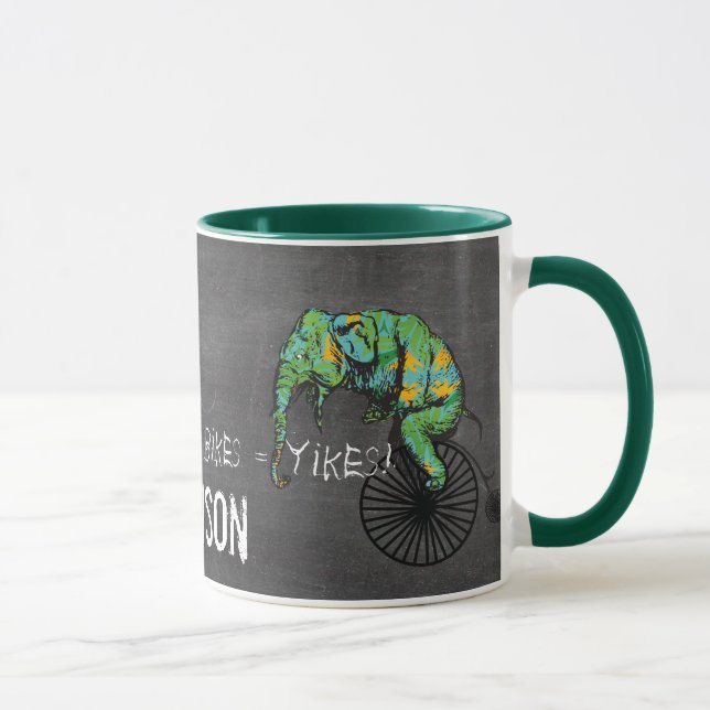 Caneca Elefantes Mais Bikes Iguais IIKES! (Direita)