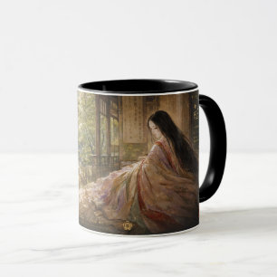 Caneca Elegância da Corte de Quioto Heian.