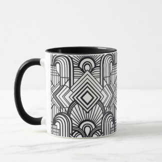 Caneca Elegant Geometric Pattern Coffee Mug