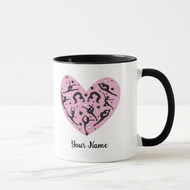 Caneca Elegant Rhythmic Gymnastics Personalized Mug (Direita)