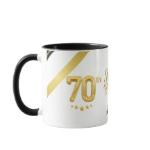 Elegante Aniversário de 70 anos em Ouro (Personali