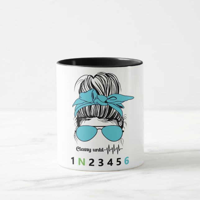 Caneca Elegante até... Moto engraçada (Centro)