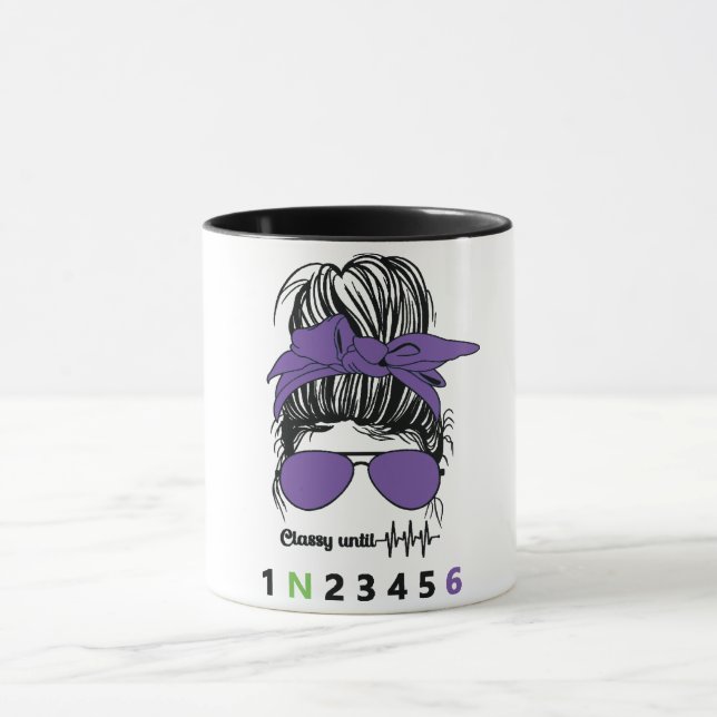 Caneca Elegante até... Moto engraçada (Centro)