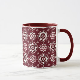 Caneca Elegante Boho Chic Floral