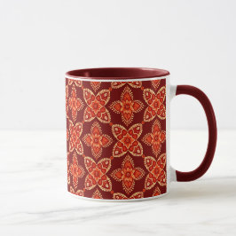 Caneca Elegante Boho Chic Floral